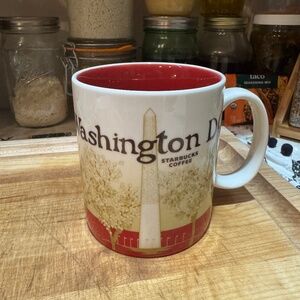 Starbucks Washington D.C. Mug Cherry Blossoms WA Monument U.S. Capitol